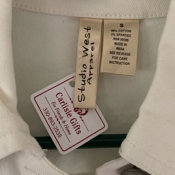 White Denim Jacket - Picture 2 of 5